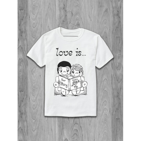 Tricou Dragostea este... Povestea noastră bumbac